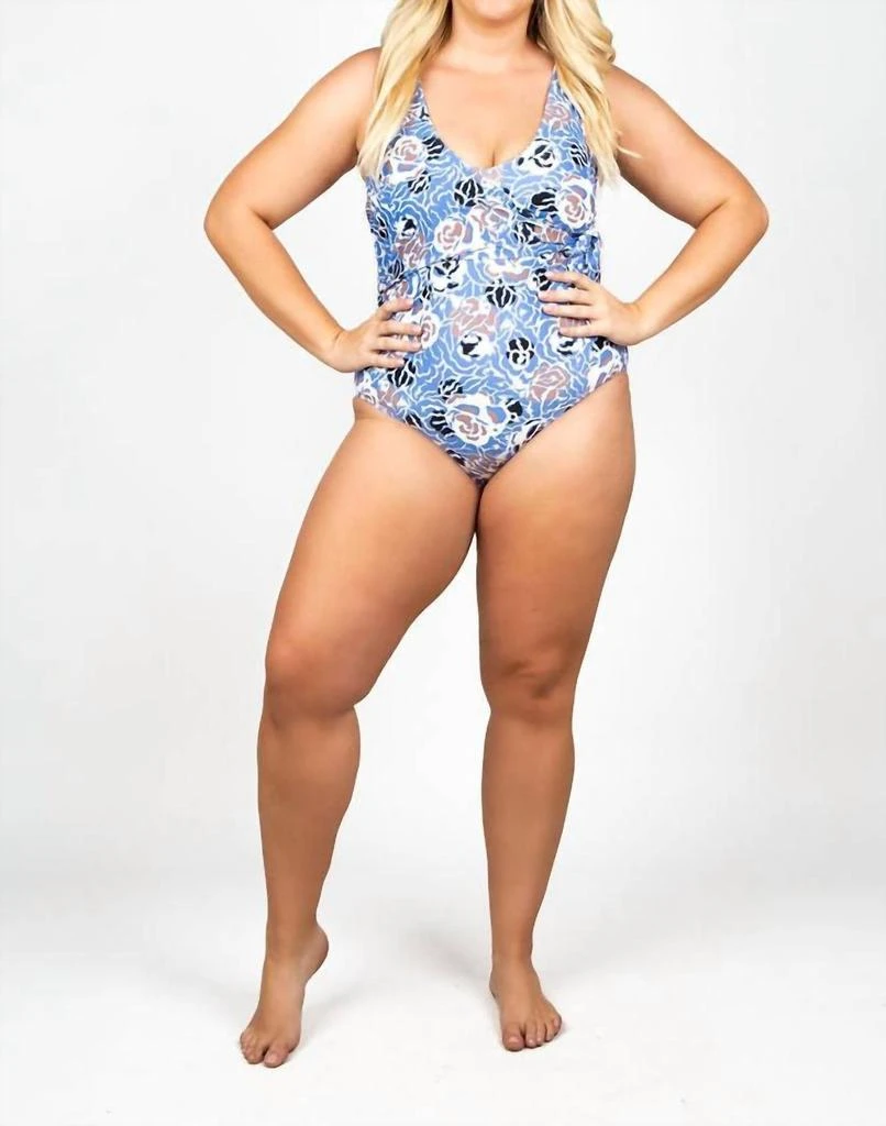 Tanya Taylor Tanya Taylor - Kelly Wrap One- Piece Swimsuit 1