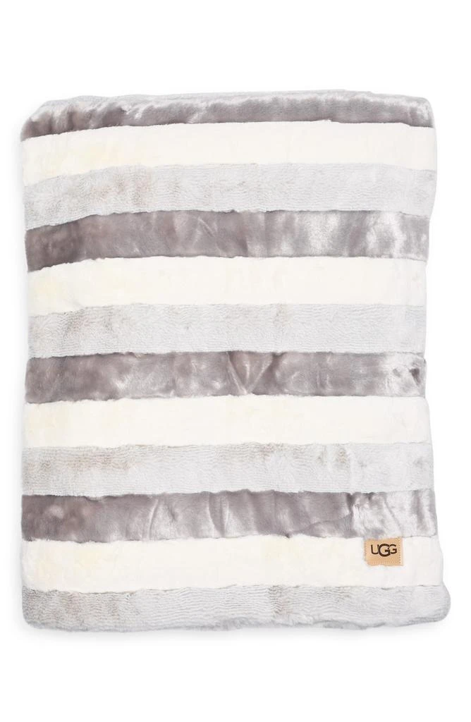 UGG Breton Faux Shearling Throw Blanket 1