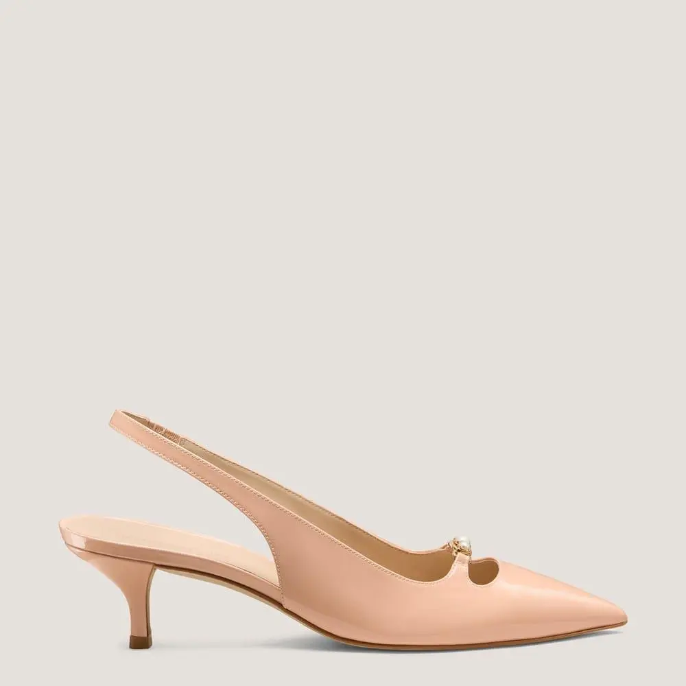 Stuart Weitzman Emmaline Pearl Slingback Pump 50 2