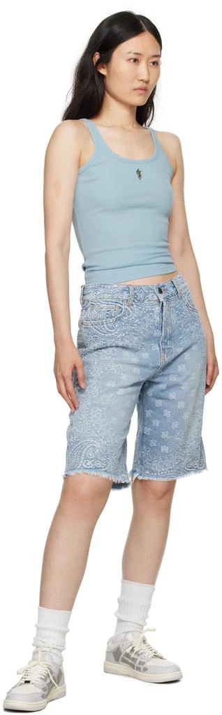 AMIRI Gray & White Skel Top Low Sneakers 5