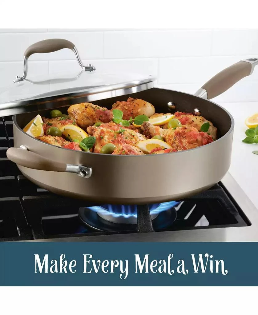Anolon Advanced Home Hard-Anodized Nonstick 5-Qt. Sauté Pan with Helper Handle 2