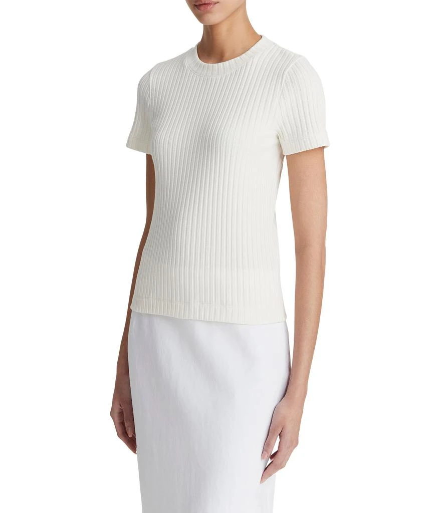 Vince Rib Short Sleeve Crew 1