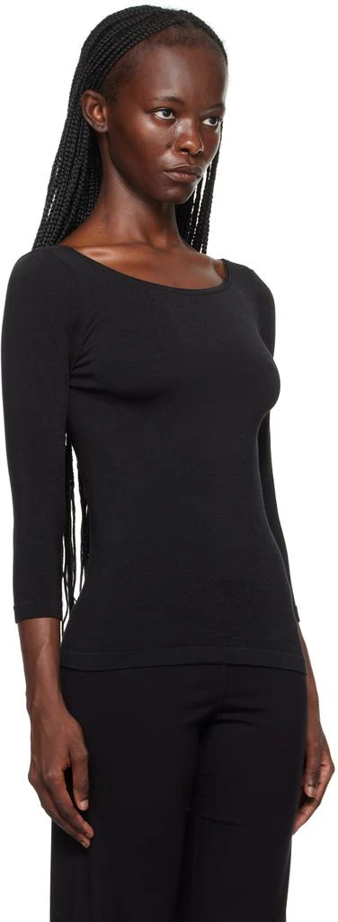 Wolford Black Cordoba Long Sleeve T-Shirt 2