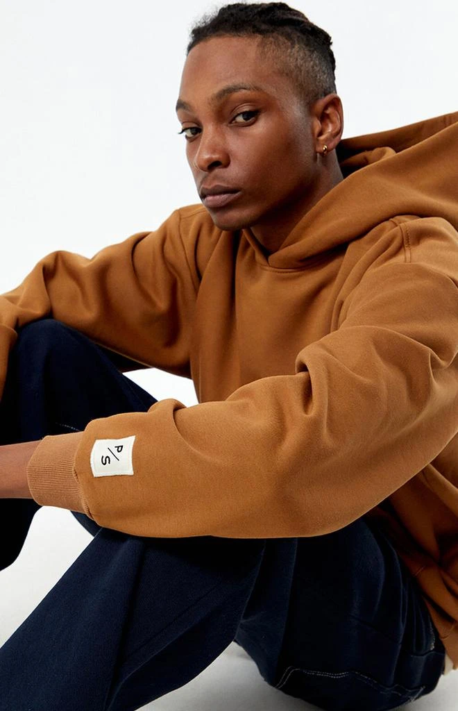 PacSun Brown Solid Hoodie 2