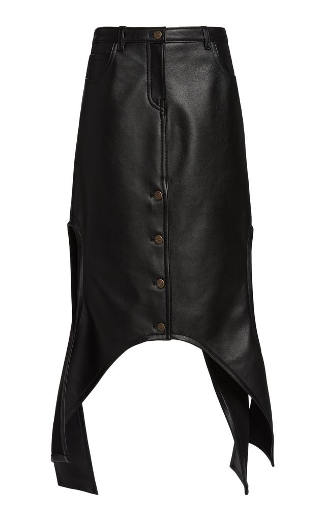 スカート Courreges Black midi skirt with draping Courrèges Black midi skirt with draping - Dresses & Skirts
