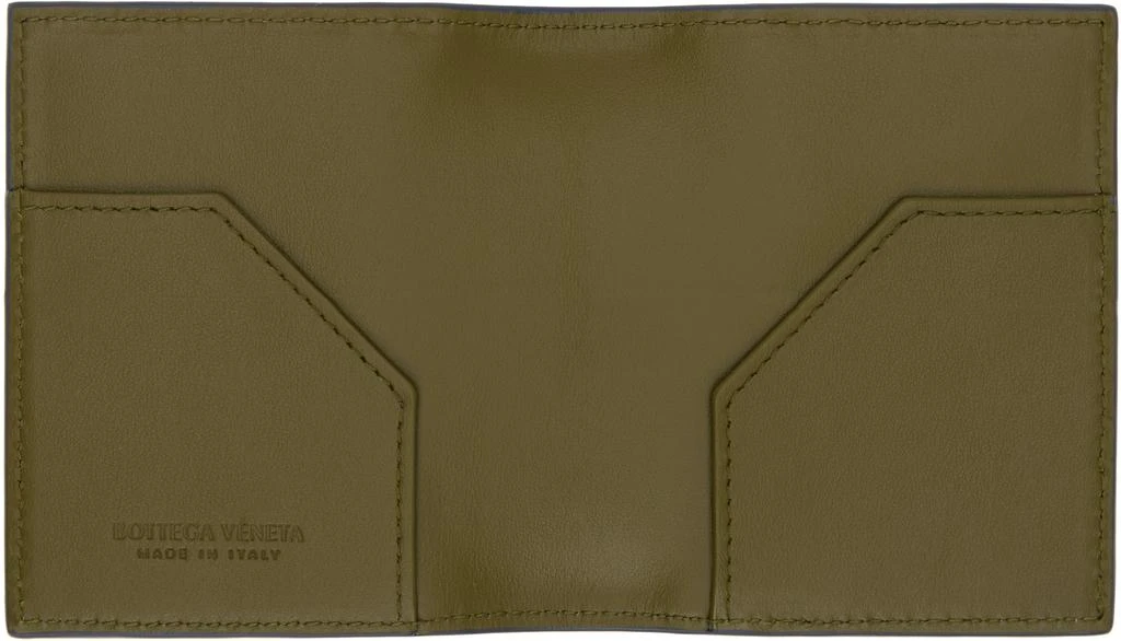 Bottega Veneta Gray Intrecciato Bill Card Holder 3