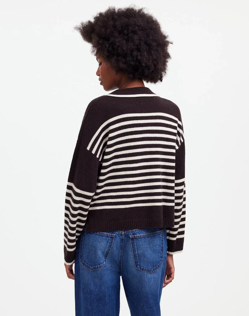 Madewell Cashmere-Wool Blend Polo Sweater 4