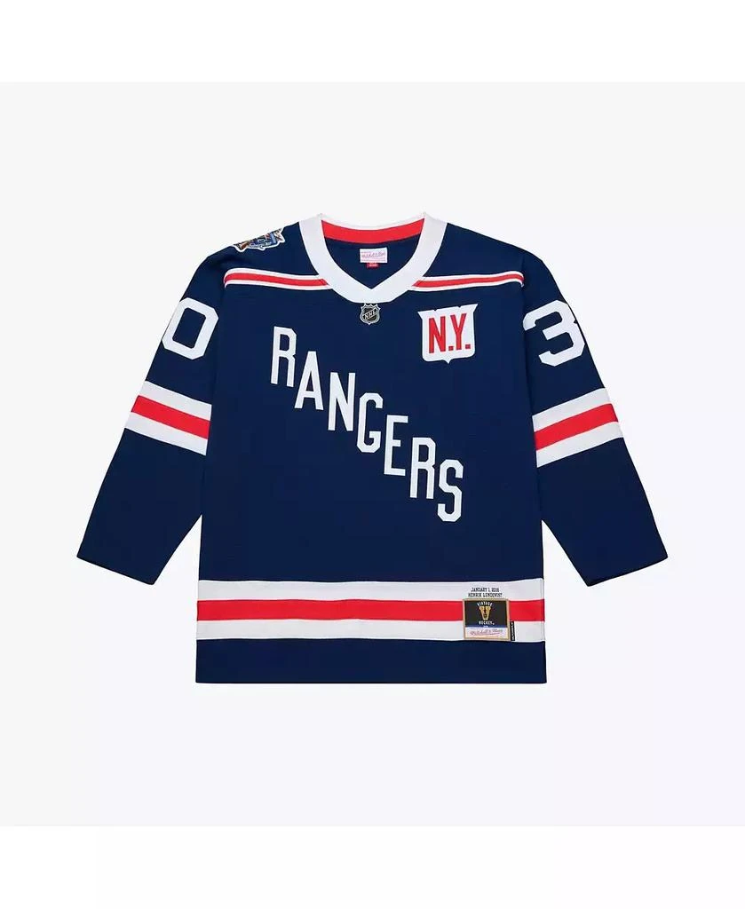 Mitchell
Ness Men
s Henrik Lundqvist Blue New York Rangers 2018 NHL Winter Classic Power Play Jersey