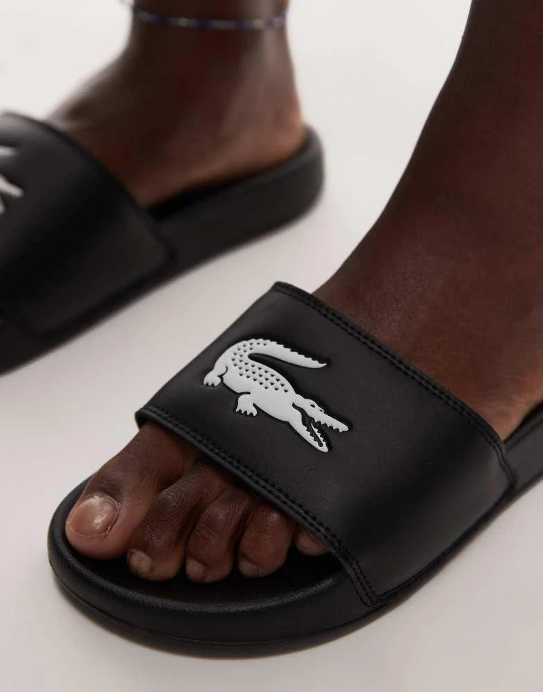 Lacoste Lacoste serve 0.0 sliders in black 3