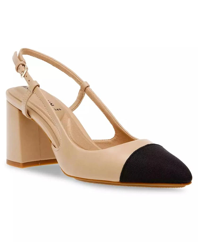 Anne Klein Women's Brooklyn Block Heel Slingback Dress Pumps 1