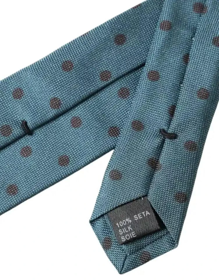 Dolce 
Gabbana Polka Dot Silk Adjustable Men Men
s Tie 2