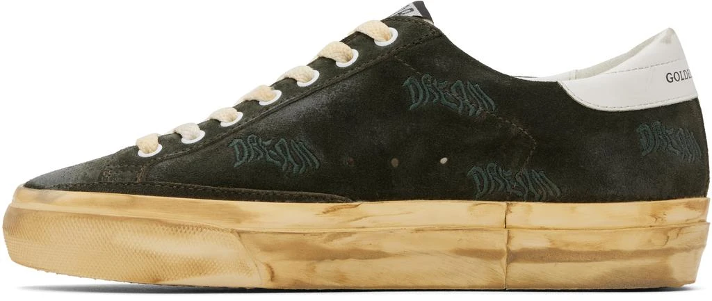 Golden Goose Green Super-Star High Foxing Sneakers 3