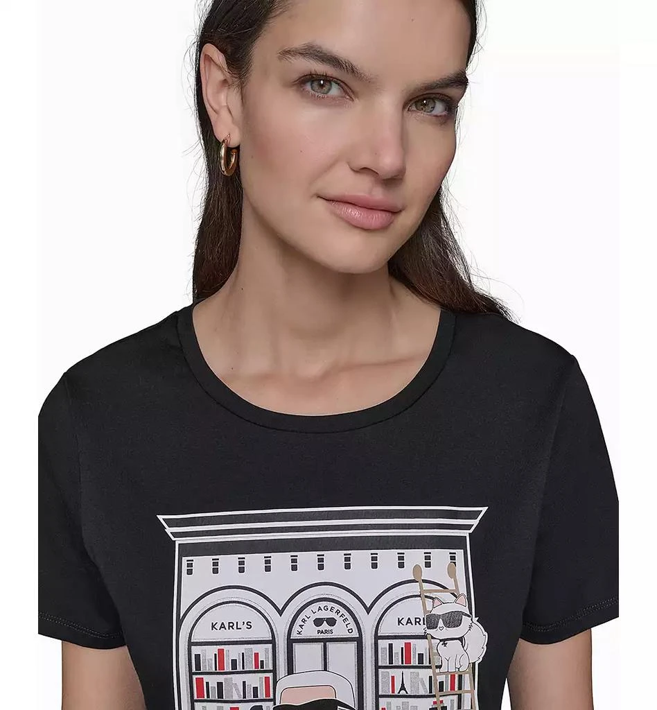 Karl Lagerfeld Paris Women's Graphic T-Shirt 3