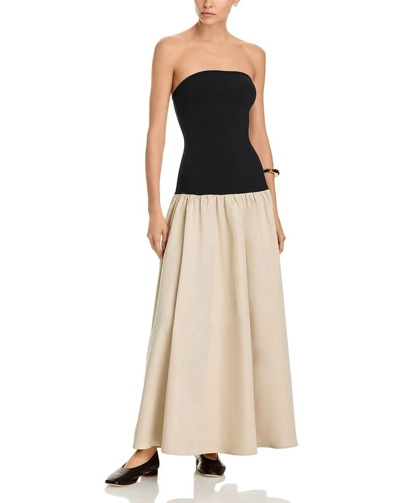 FORE Mixed Media Drop Waist Dress 1