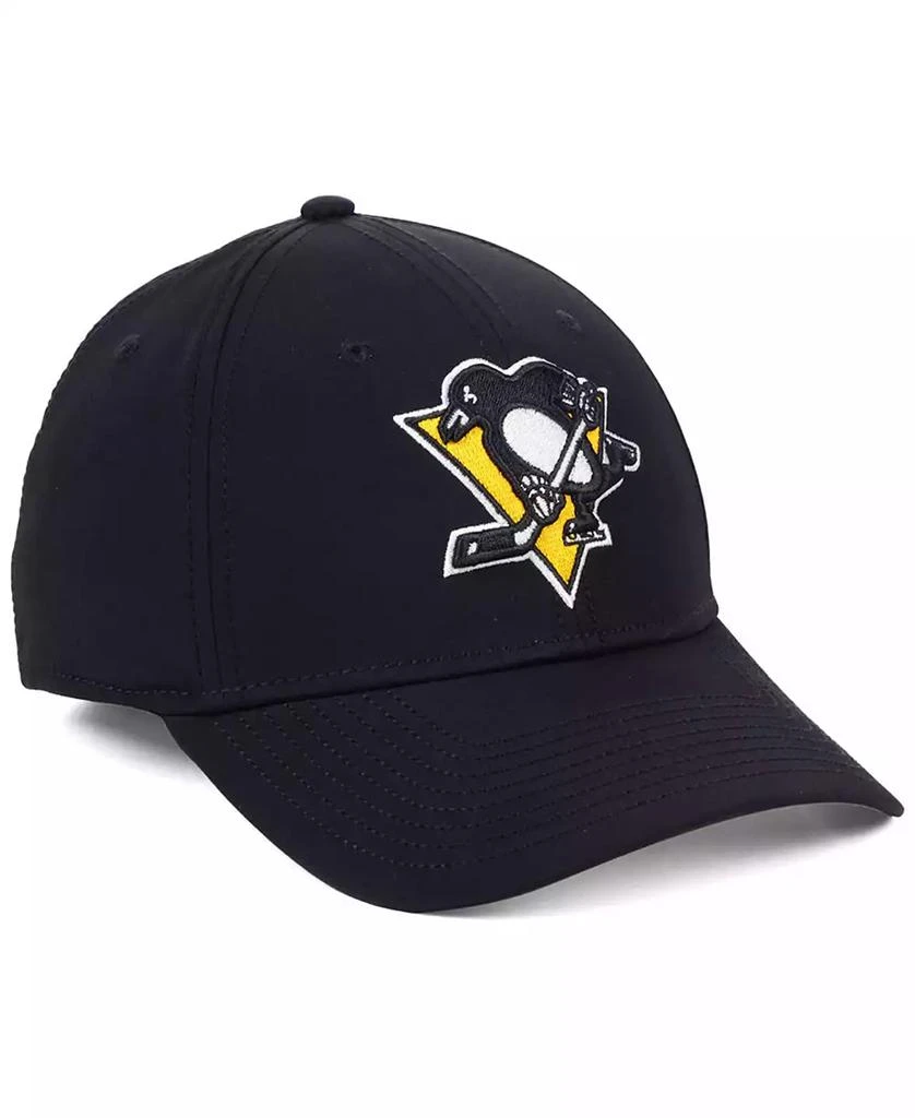 Authentic NHL Headwear Authentic NHL Headwear Pittsburgh Penguins Basic Flex Stretch Fitted Cap 3