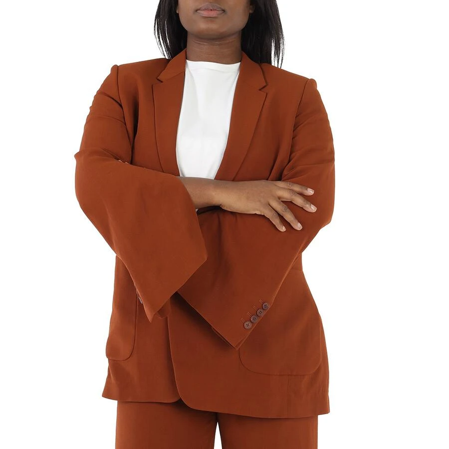 PETAR PETROV Ladies Brick Ira Single-Breasted Jacket 1