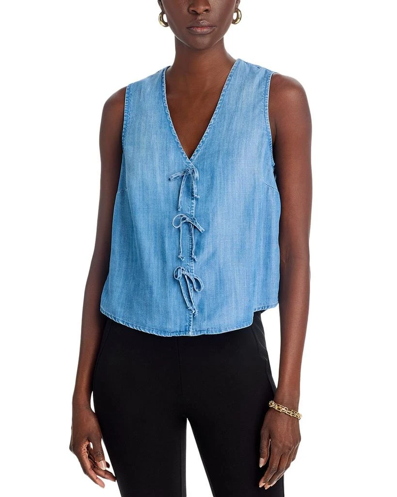 Bella Dahl Sleeveless Bow Front Top 1