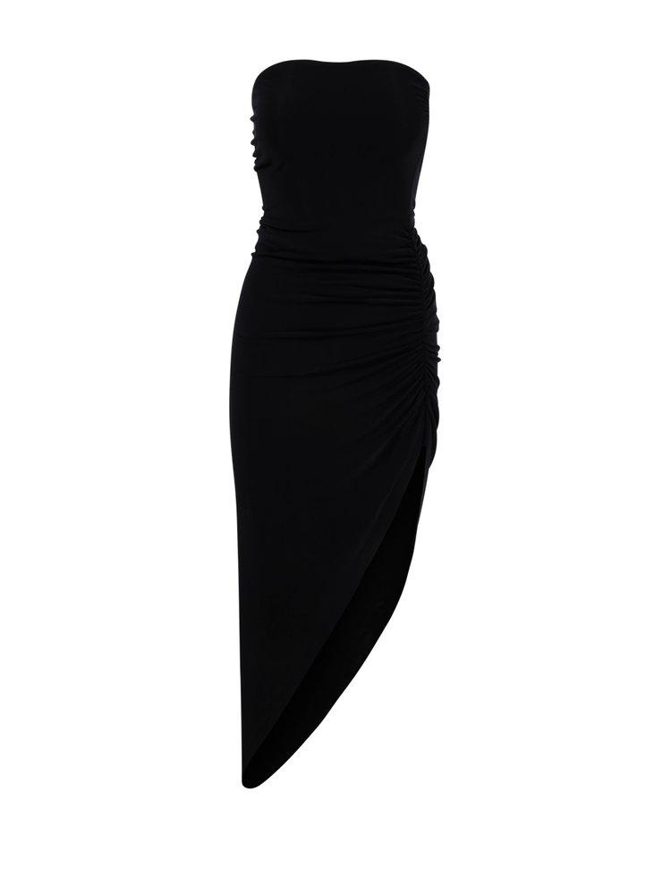 Norma Kamali Norma Kamali Strapless Asymmetric Dress