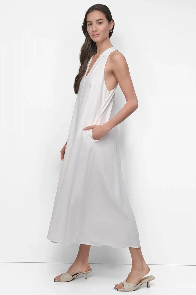 DKNY TWIST RACERBACK MIDI SWING DRESS 3