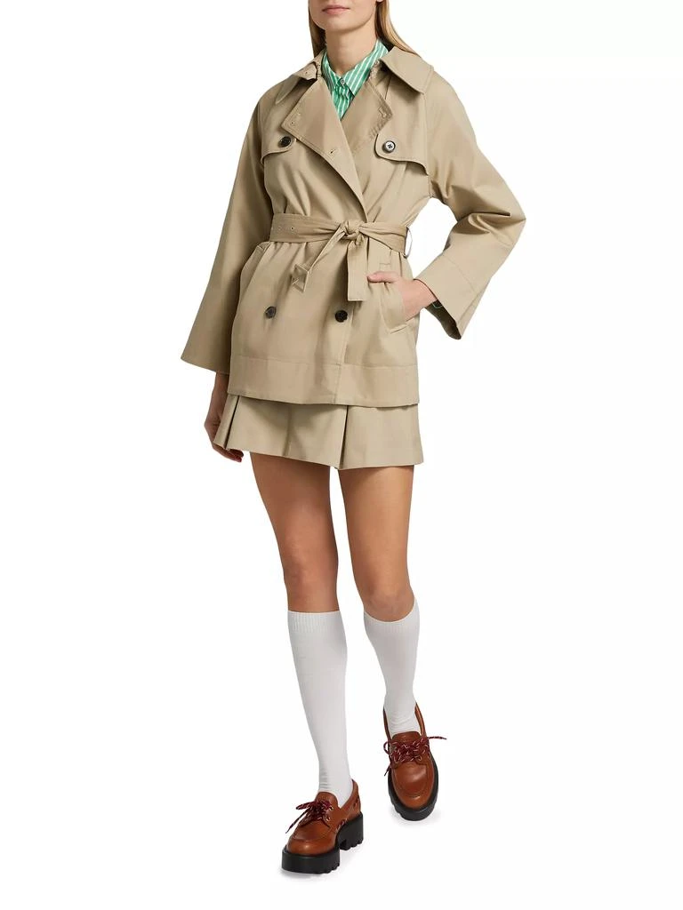 Rails Lucien Cotton Gabardine Belted Trench Jacket 2