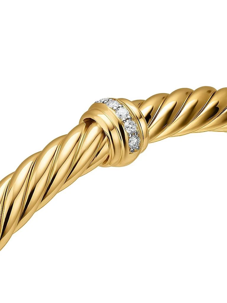 David Yurman Cablespira Flex Center Station Bracelet in 18K Yellow Gold 5