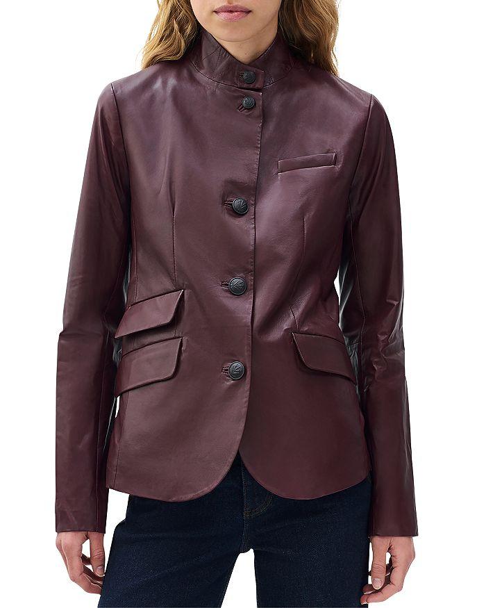 Rag & Bone Slade Leather Blazer