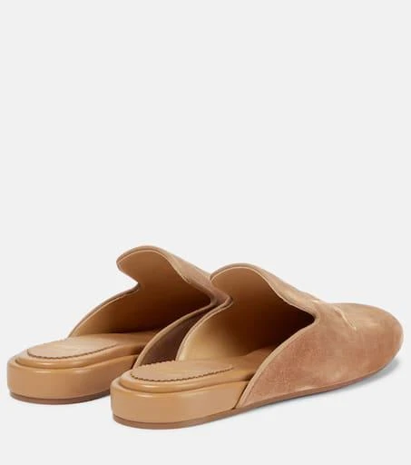 Christian Louboutin Navy Coolito Donna suede slippers 3