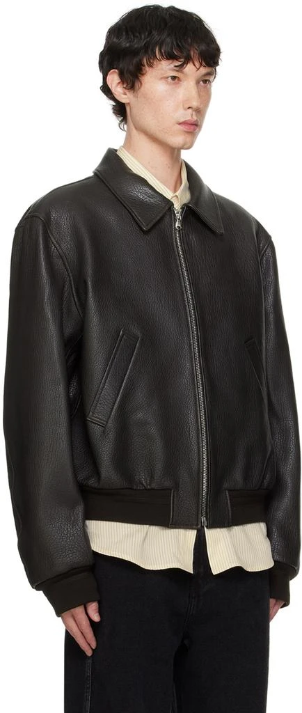 Recto Brown Ben Leather jacket 2