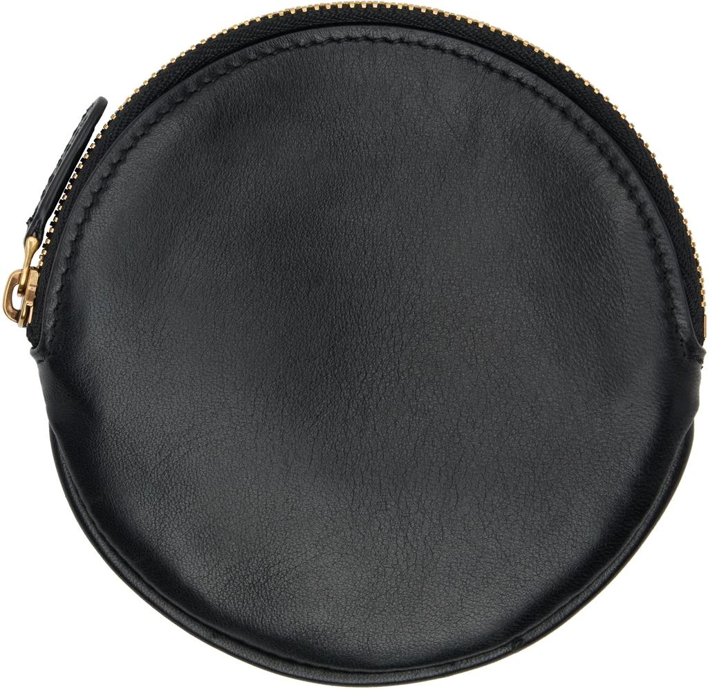 The Row Black Round Coin Pouch 2