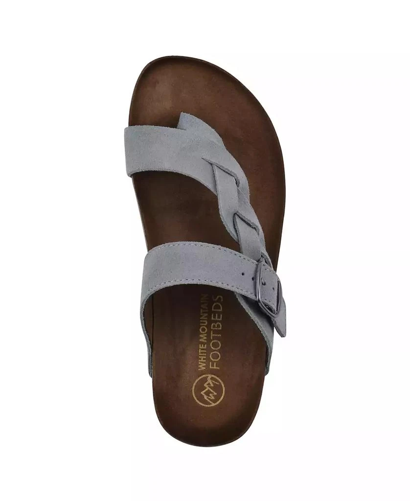 White Mountain Women's Crawford Footbed Sandals 10