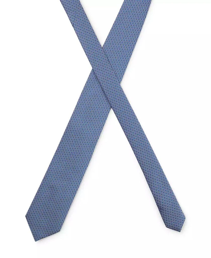 Hugo Boss Men's Silk-Blend Jacquard Patterned Tie 2