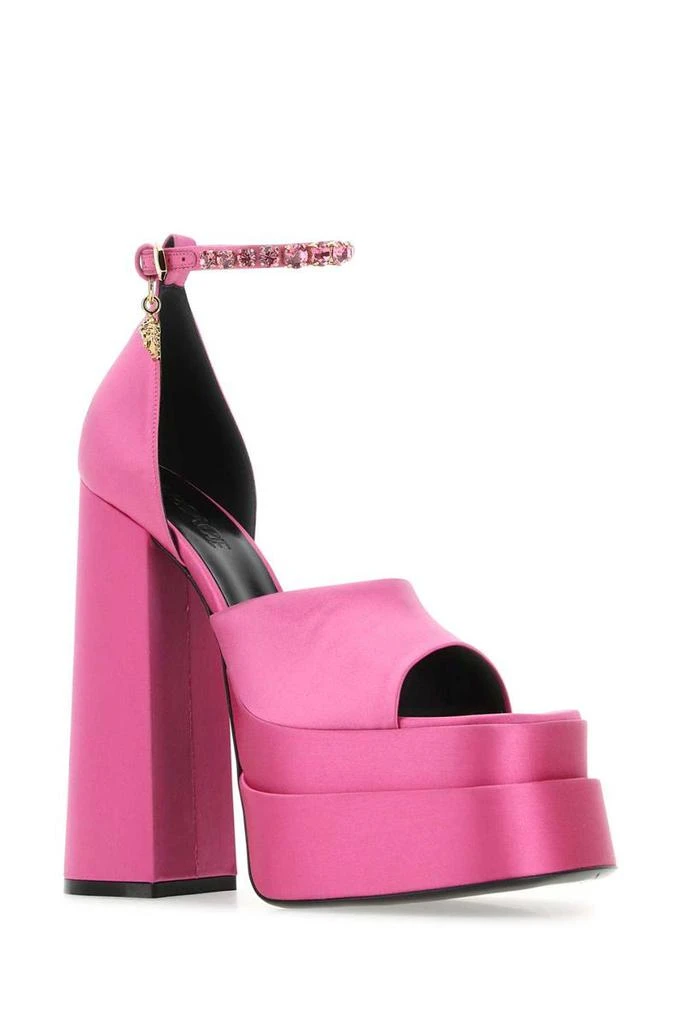 Versace Versace Satin Platform Sandals 5