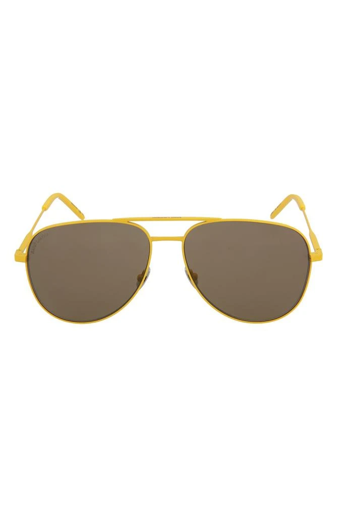 Yves Saint Laurent 59mm Aviator Sunglasses 1