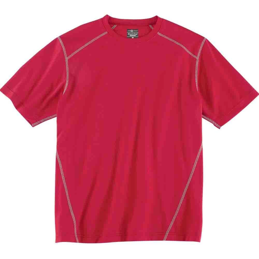 River's End Crew Neck Short Sleeve Athletic T-Shirt 1