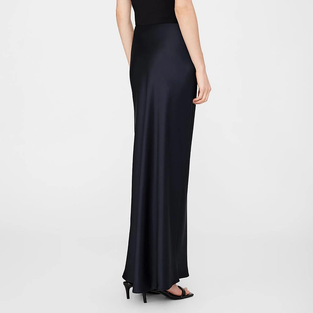 ANINE BING Bar Satin-Silk Maxi Skirt 2