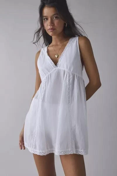 Out From Under Out From Under Nora Lace Trim Cotton Slip 2