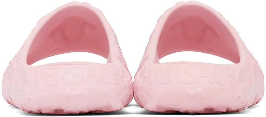 Versace Pink Medusa Dimension Slides 2