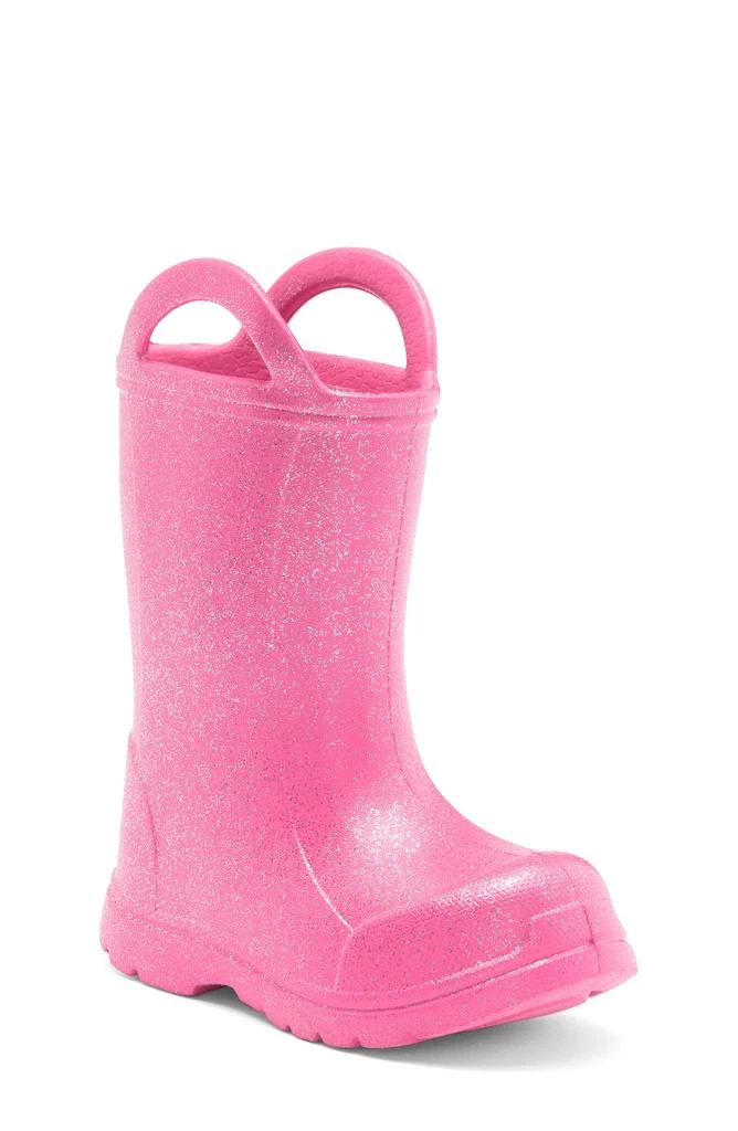 Bearpaw Kids' Tall Glitter Rain Boot 1