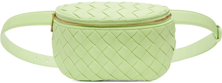 Bottega Veneta Green Intrecciato Belt Bag 1