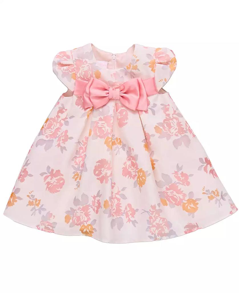 Bonnie Baby Baby Girls Floral Trapeze Party Dress