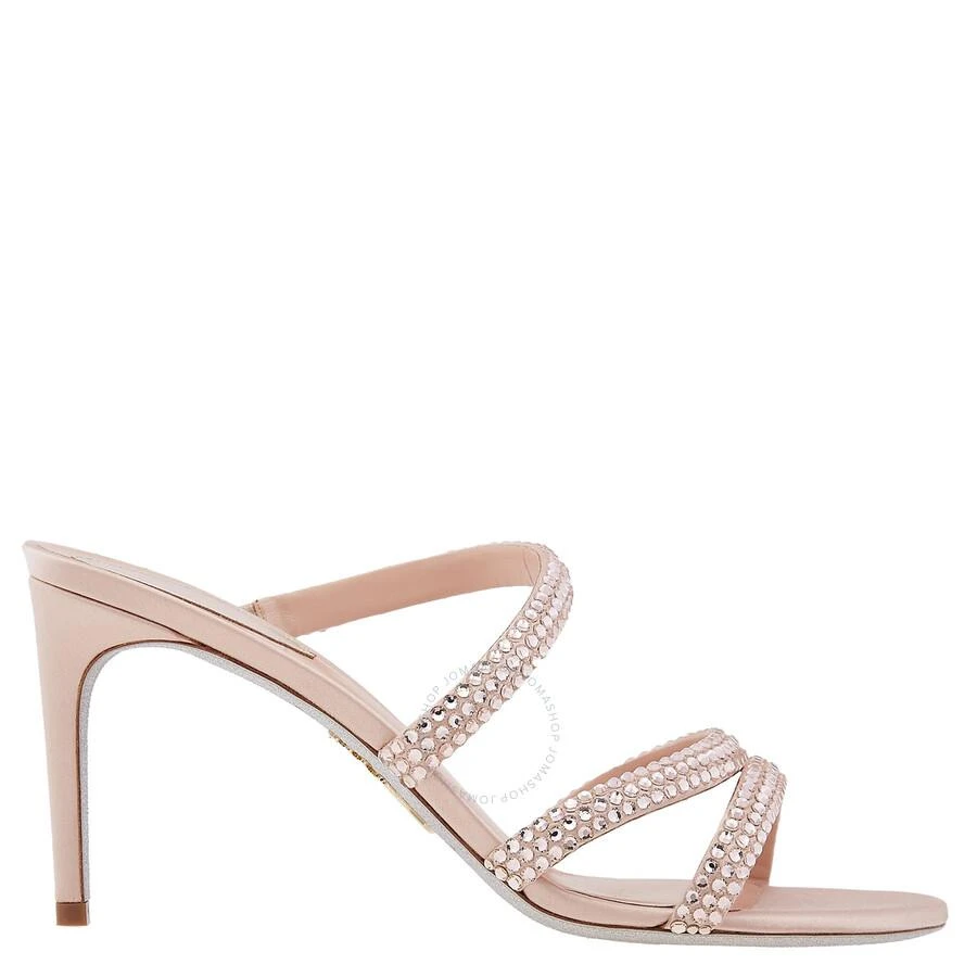 Rene Caovilla Lisa Crystals 80 Slider Sandals 1