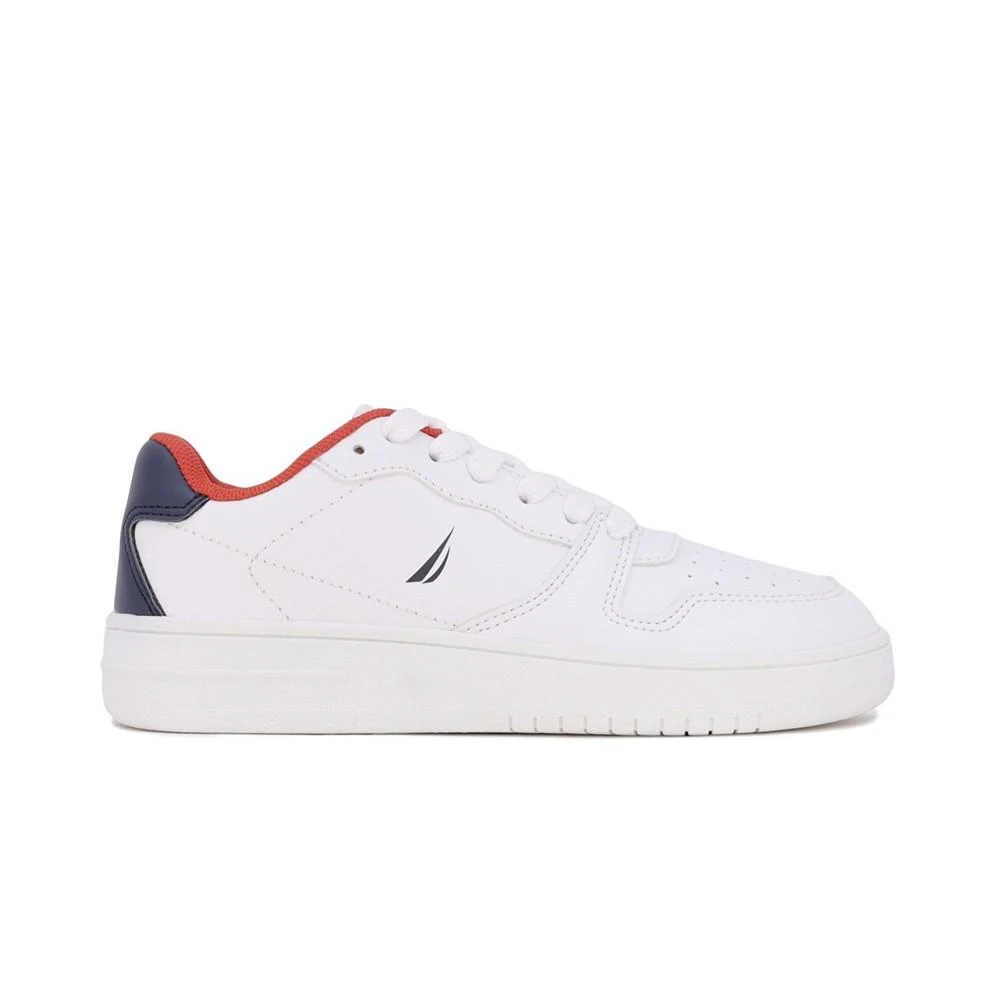 Nautica Big Boys Lace Up Low Cut Court Casual Sneaker 4