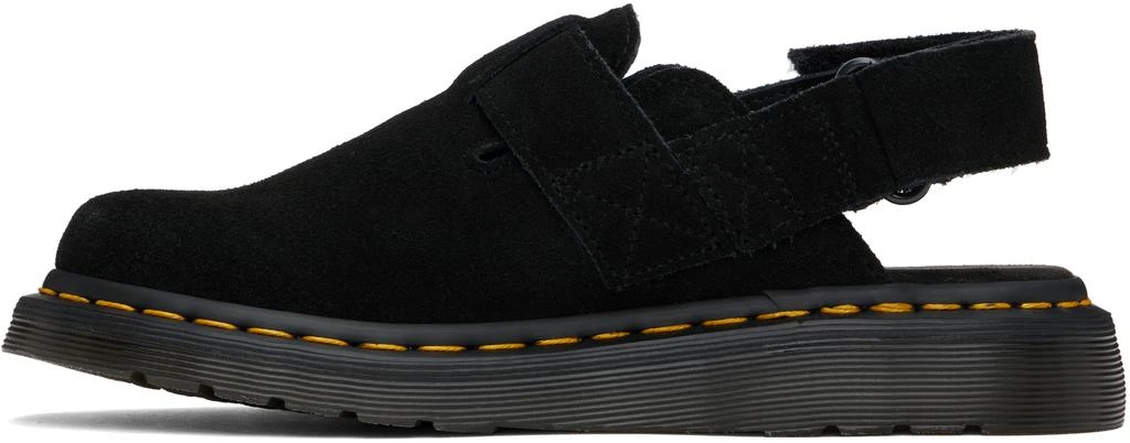 Dr. Martens Black Jorge II Suede Slingback Mules 3