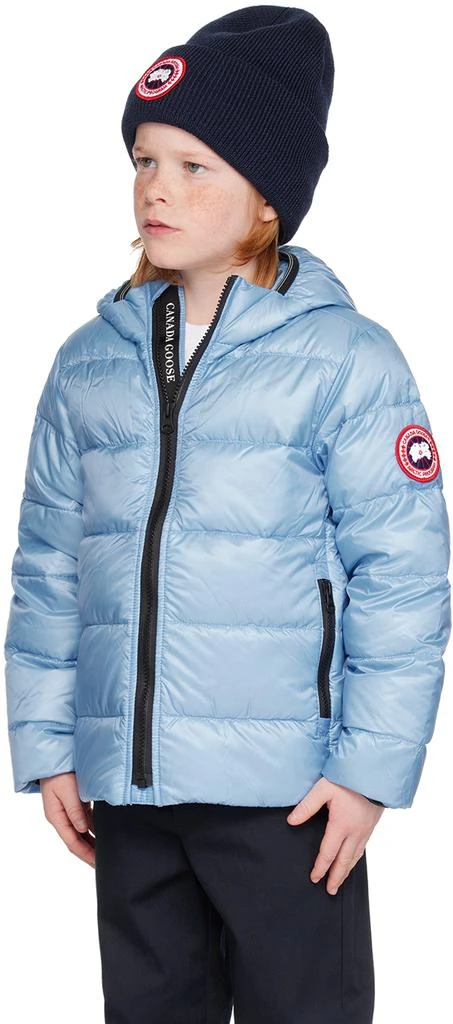 Canada Goose Kids Blue Crofton Down Jacket 4