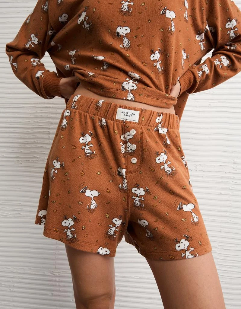 AE AE Luxe Plush Snoopy Halloween PJ Set 5