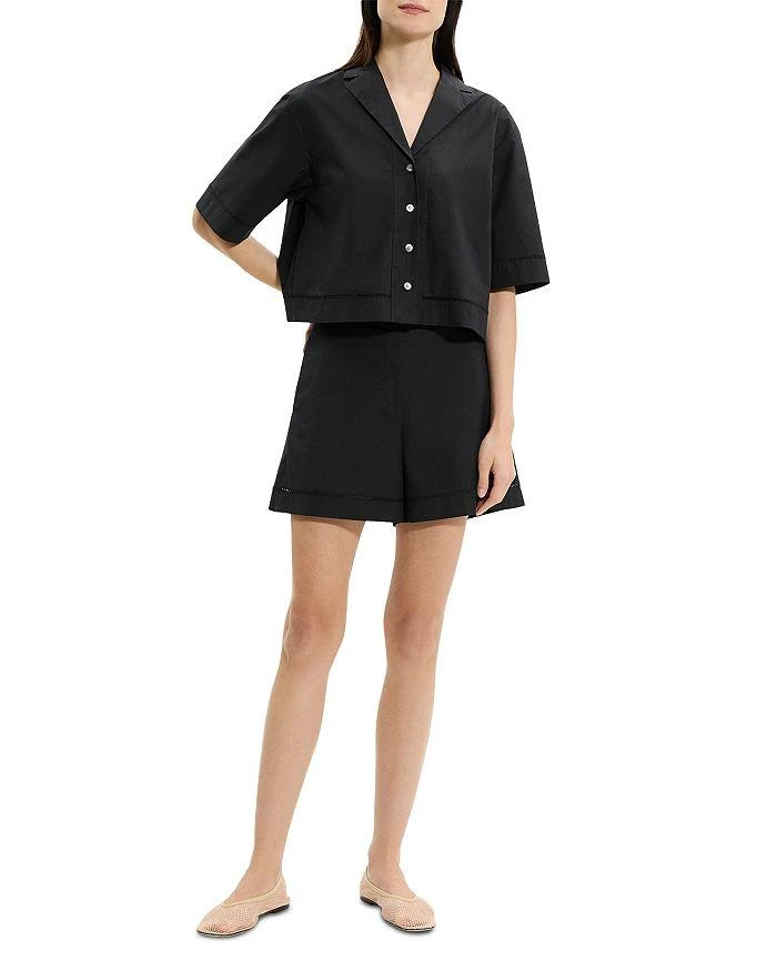 Theory Eyelet Trim Shorts 6