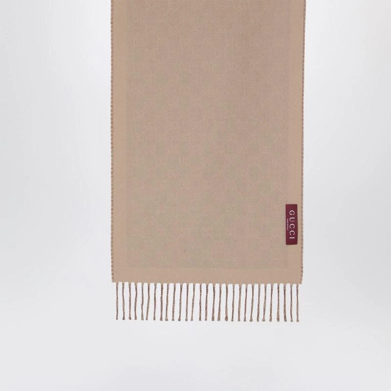 Gucci Gucci Beige/Brown Gg Scarf 2