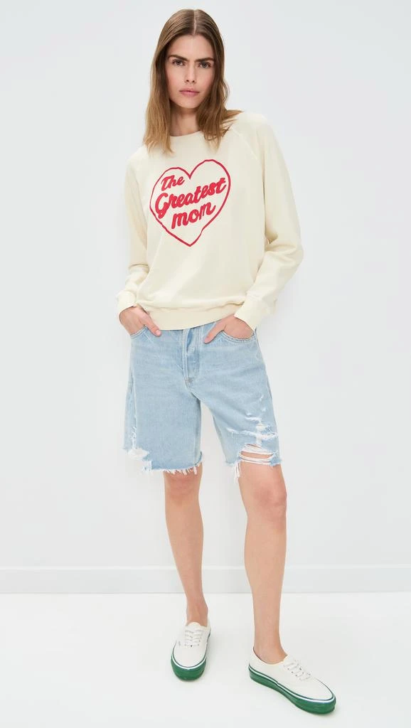 The Great The College Sweatshirt with The Greatest Mom Graphic 4