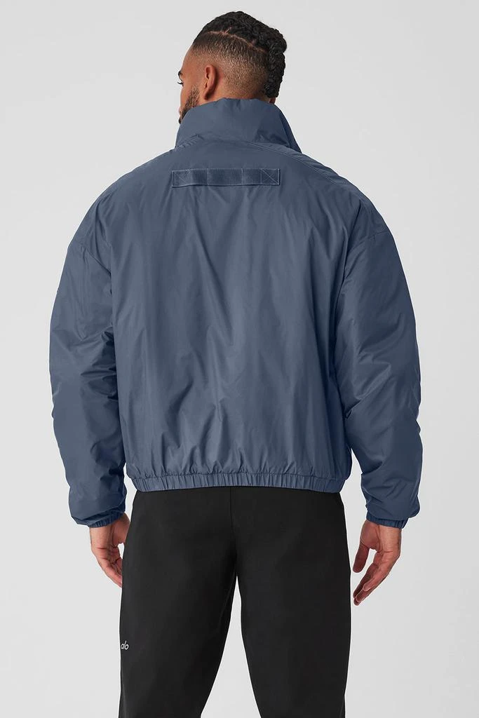 Alo Latitude Light Weight 1/2 Zip Pullover Jacket - Bluestone 2