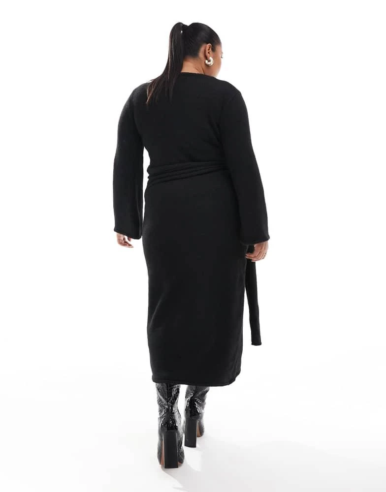 4th and reckless black and white dress 4th & Reckless Black Embellished Trim Maxi Dress- Sofie UK 8 main image 0